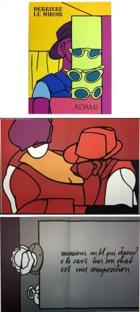 Libro Ilustrado Adami - Derrière le Miroir n° 220. ADAMI. Octobre 1976.