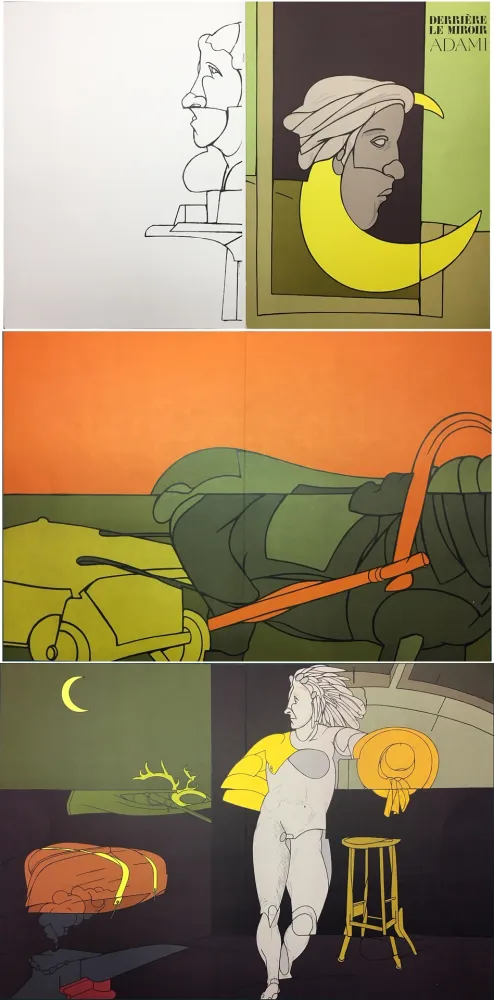 Libro Ilustrado Adami - Derrière le Miroir n° 239. ADAMI. Mai 1980.