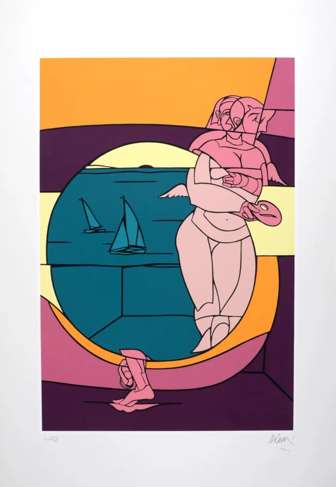 Serigrafía Adami - Dieu de l'Olympe