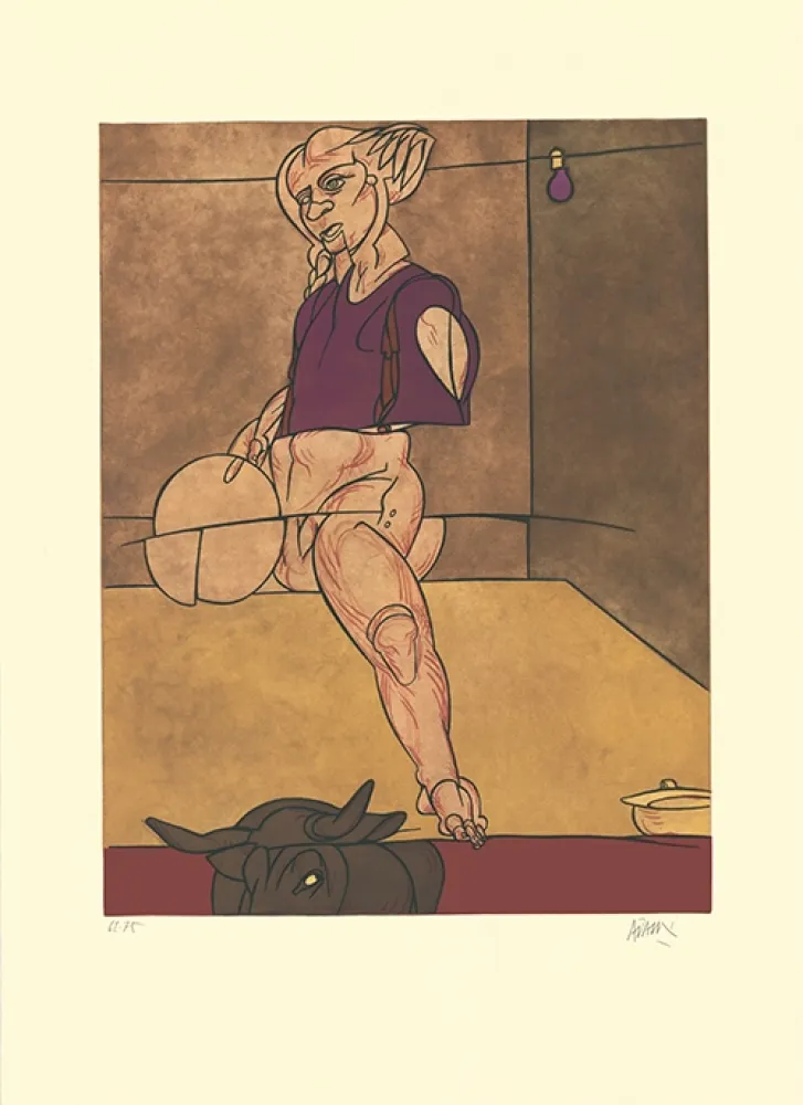 Aguafuerte Y Aguatinta Adami - Enlèvement d'Europe