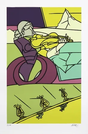 Serigrafía Adami - Fantasia per violino
