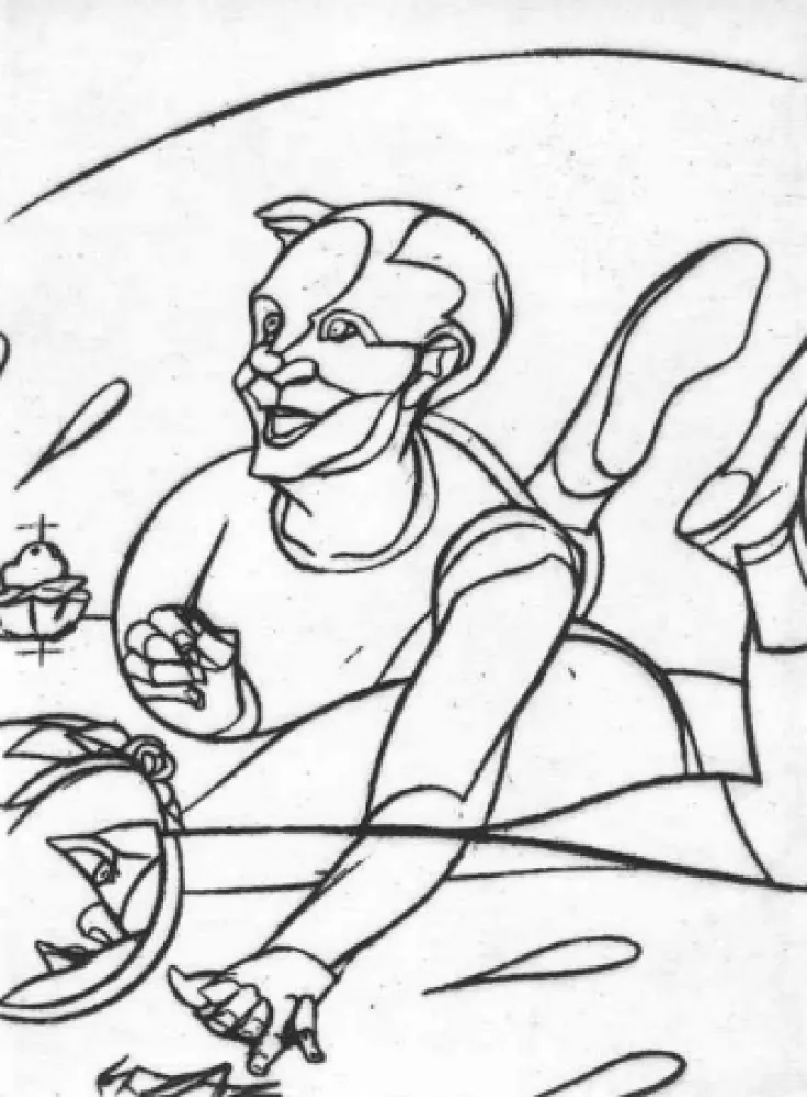 Aguatinta Adami - Gisants