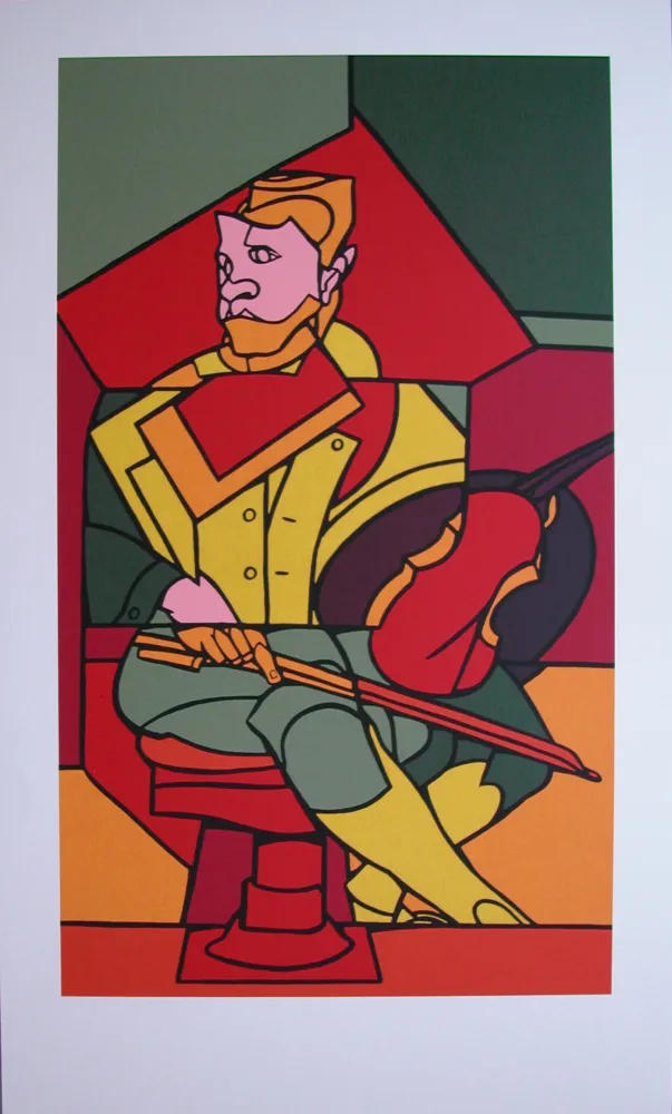 Serigrafía Adami - Le musicien 