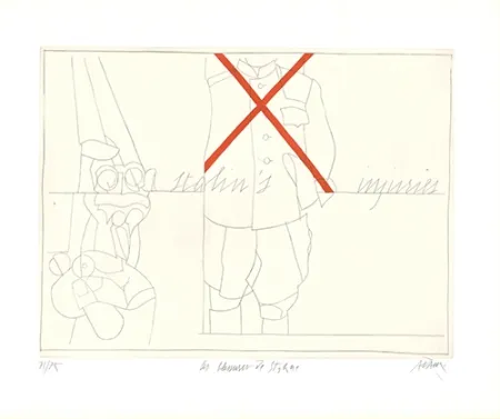 Grabado Adami - Les blessures de Staline / Stalin's Injuries