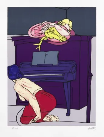 Serigrafía Adami - Medea/Biedermer Zimmer