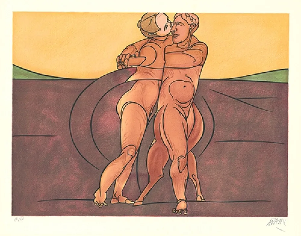 Litografía Adami - Métamorphose