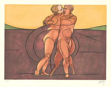 Litografía Adami - Métamorphose