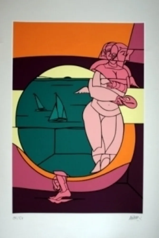 Litografía Adami - Olympique 92