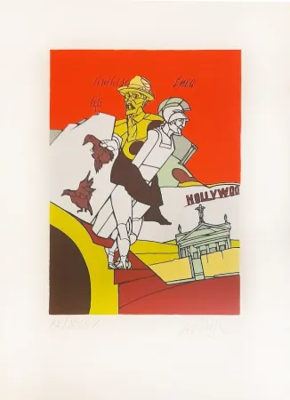 Litografía Adami - Portraits littéraires