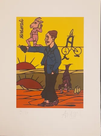 Litografía Adami - Sarasvati