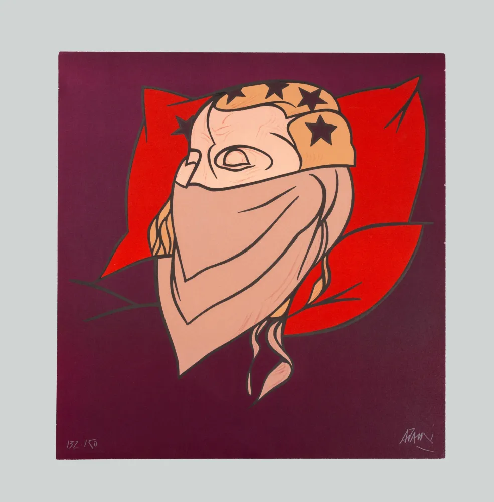 Serigrafía Adami - Senza titolo