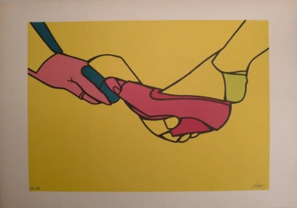 Litografía Adami - Sin Título