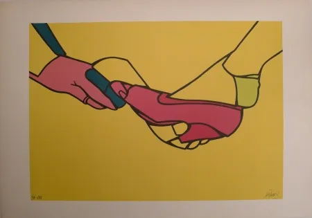 Litografía Adami - Sin Título