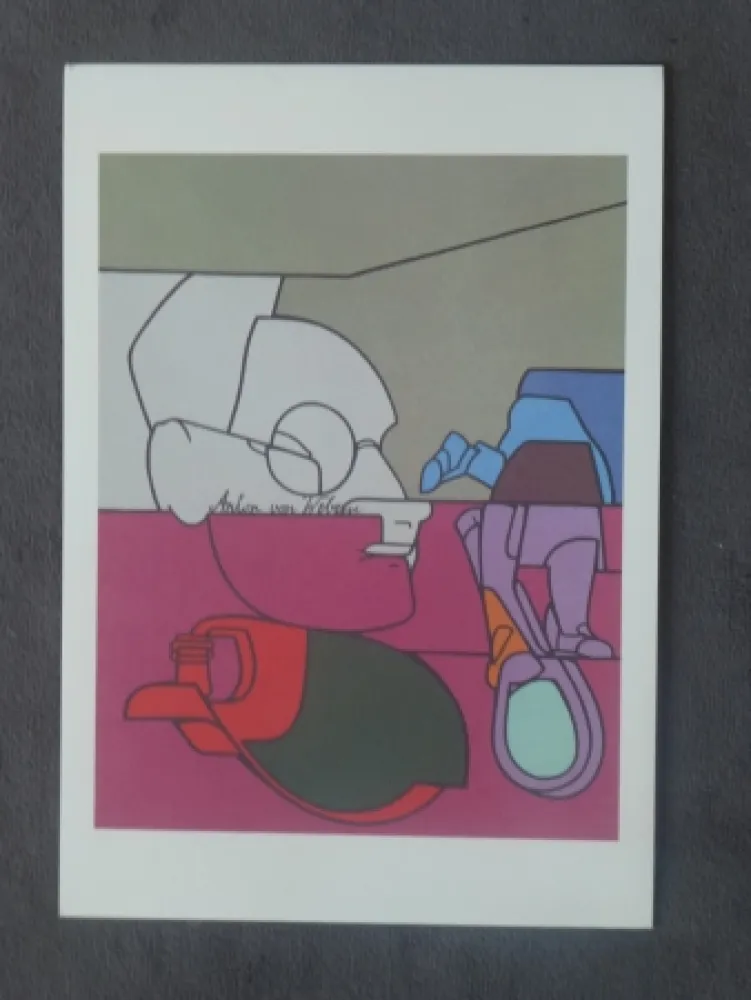 Litografía Adami - Tennis