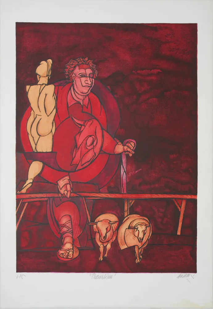 Litografía Adami - Thorvaldsen