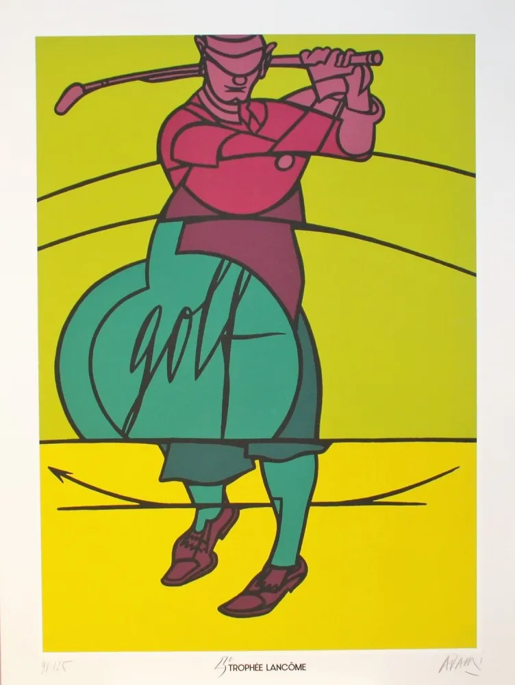 Litografía Adami - Trophée Lancôme