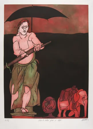 Aguafuerte Y Aguatinta Adami - Vers le soleil qui se lève 