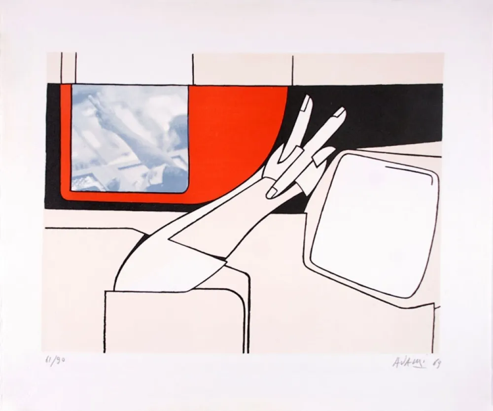 Litografía Adami - Victoire