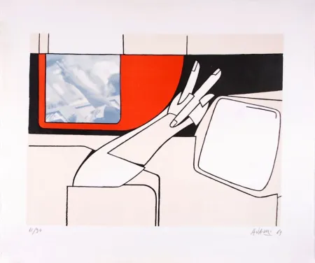 Litografía Adami - Victoire