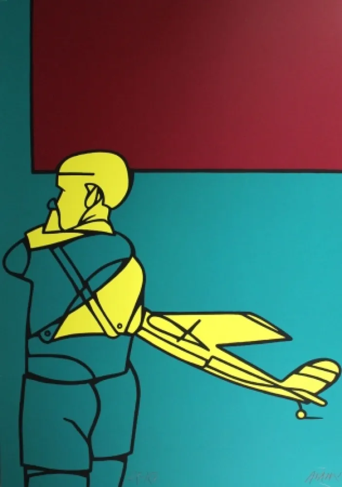 Litografía Adami - Zürich 1976 / 77