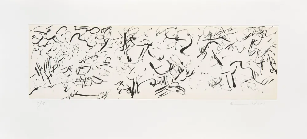 Grabado Adnan - Forêt III (La)