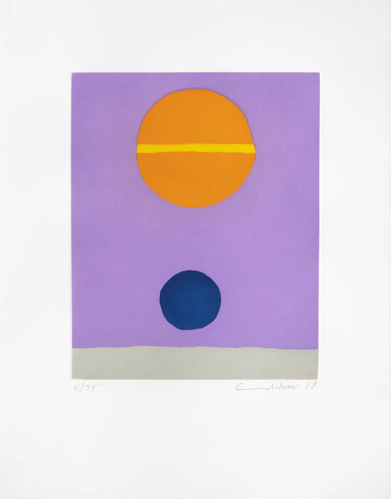 Grabado Adnan - Poids de la lune V