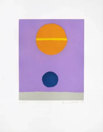 Grabado Adnan - Poids de la lune V