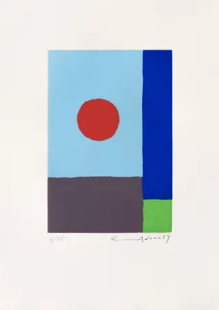 Grabado Adnan - Power of the Sun