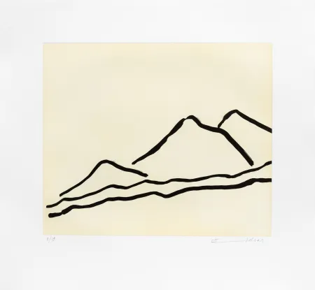 Grabado Adnan - Quelque part...