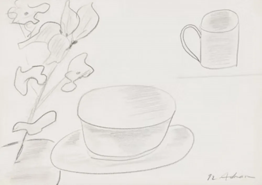 Múltiple Adnan - Untitled (Teacup)