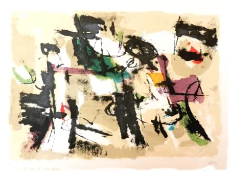 Litografía Afro - Composizione