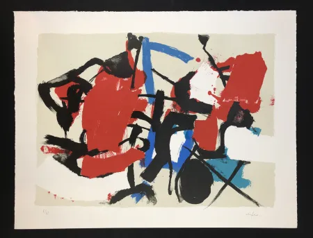 Litografía Afro - Composizione