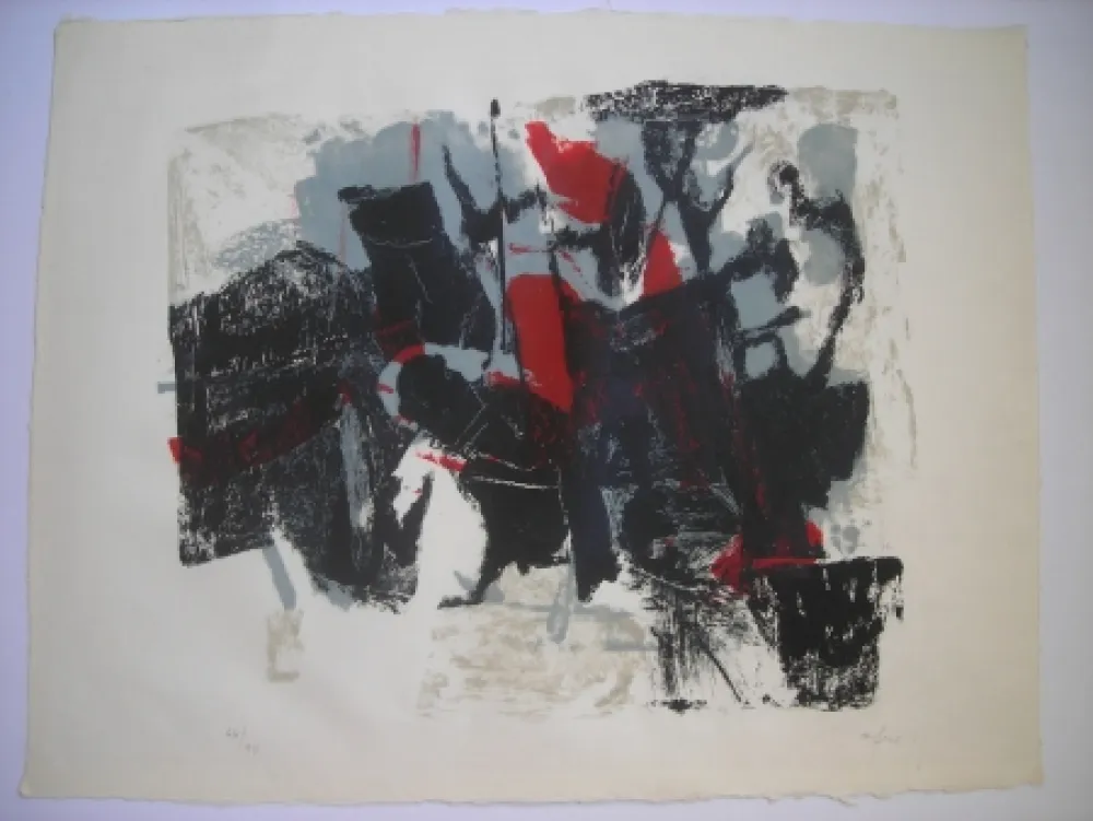 Litografía Afro - Composizione II