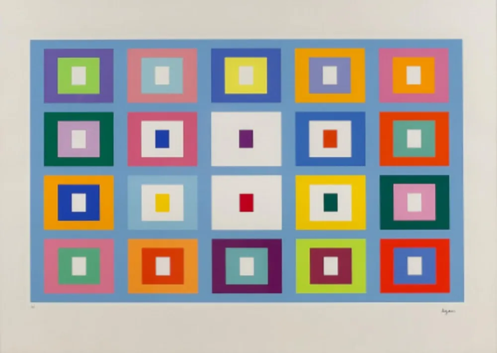 Serigrafía Agam - Composition