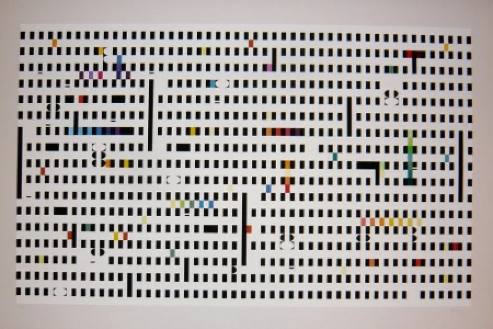 Serigrafía Agam - Composition 2