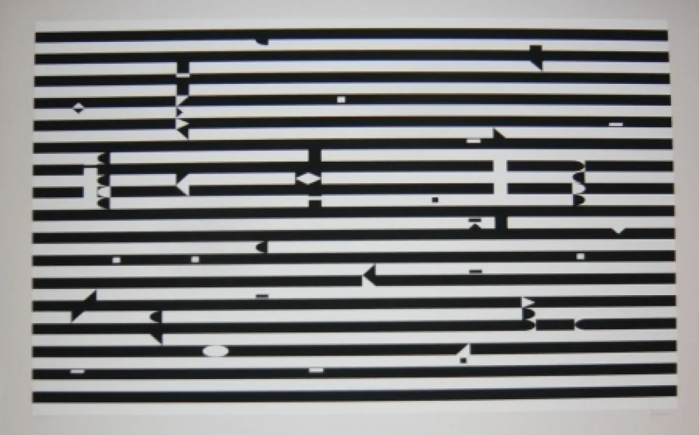 Serigrafía Agam - Composition 3