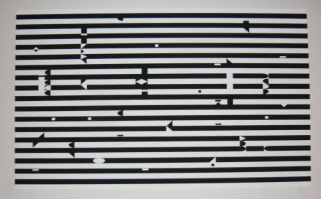 Serigrafía Agam - Composition 3