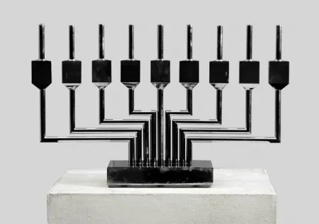 Litografía Agam - Dradle Chanuka Candlelight, 1979