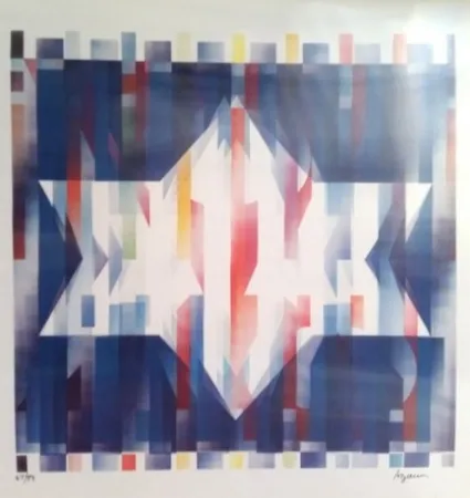 Serigrafía Agam - Geometric 5 Agam