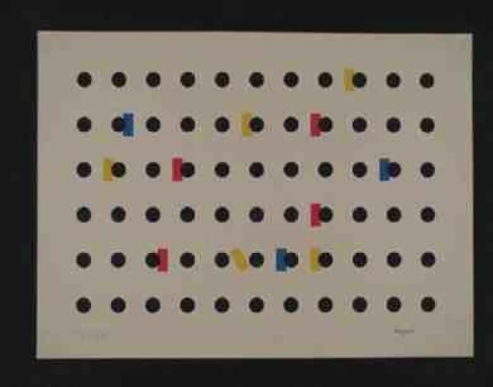 Serigrafía Agam - Sans titre