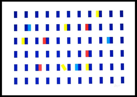 Serigrafía Agam - Untitled