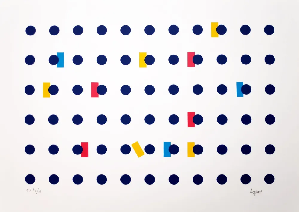 Serigrafía Agam - Untitled I