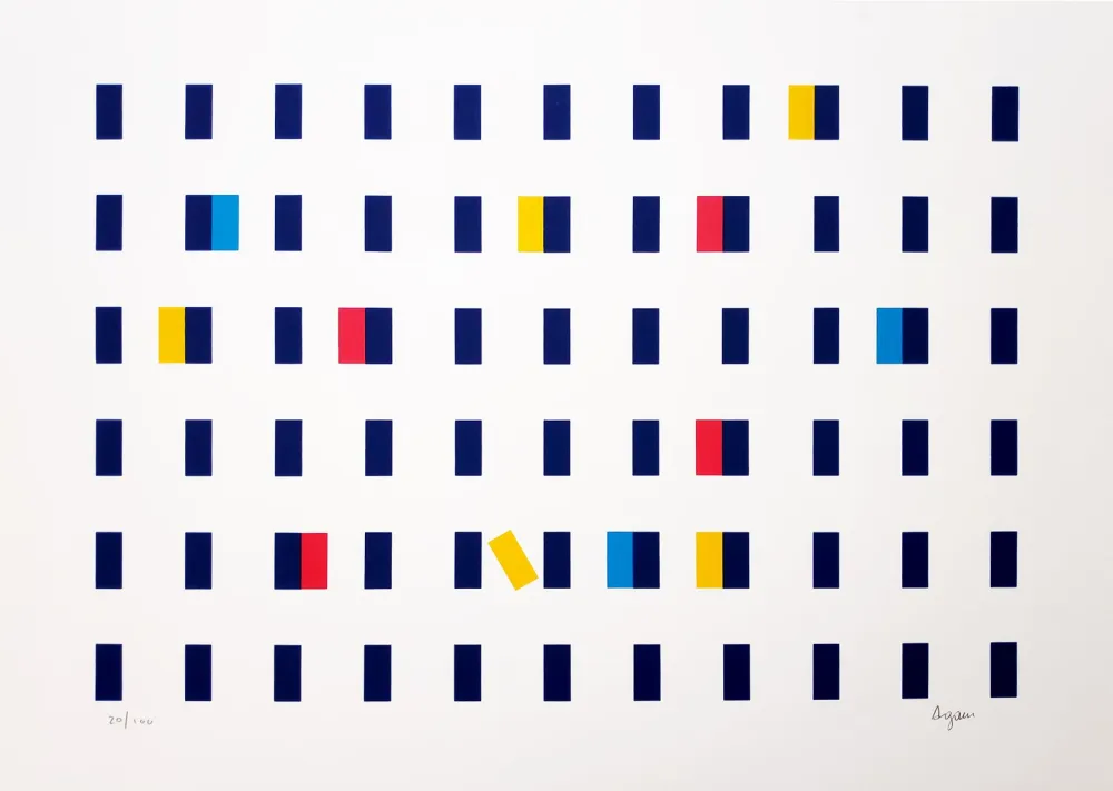 Serigrafía Agam - Untitled II