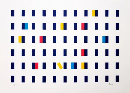 Serigrafía Agam - Untitled II