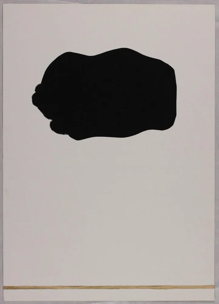 Serigrafía Agnetti - Plate A from 'Spazio perduto e spazio costruito' portfolio