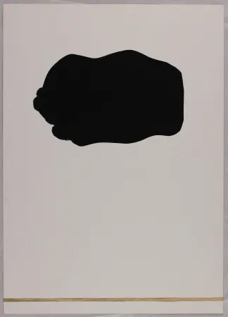 Serigrafía Agnetti - Plate A from 'Spazio perduto e spazio costruito' portfolio