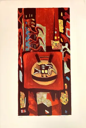 Litografía Agostini  - L'Oiseau