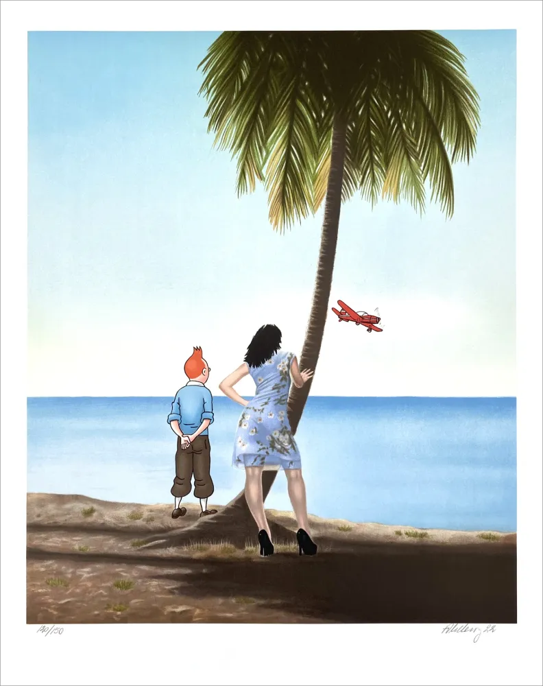 Litografía Ahlberg - In the Air II