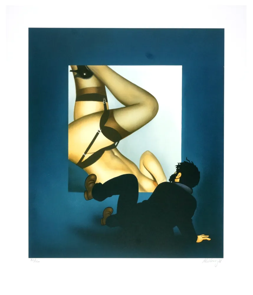 Litografía Ahlberg - The Fall