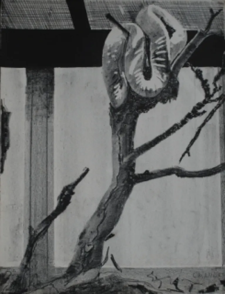 Litografía Aillaud - Serpent